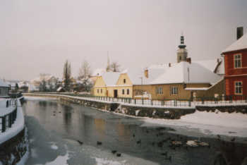 Vra Hybšová - ernovický potok v Sobslavi 